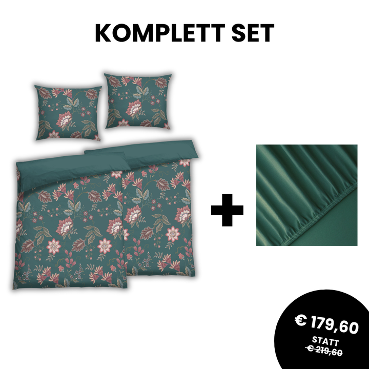 Edel Satin Tamilli Jaspis Komplett Set