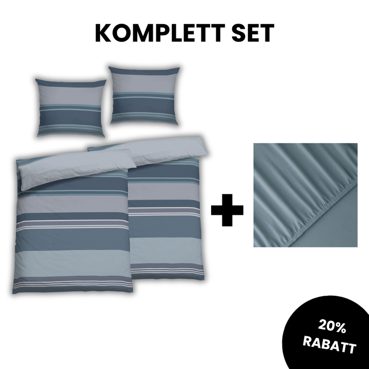 Noble Sateen Laurenz Blue Complete Set