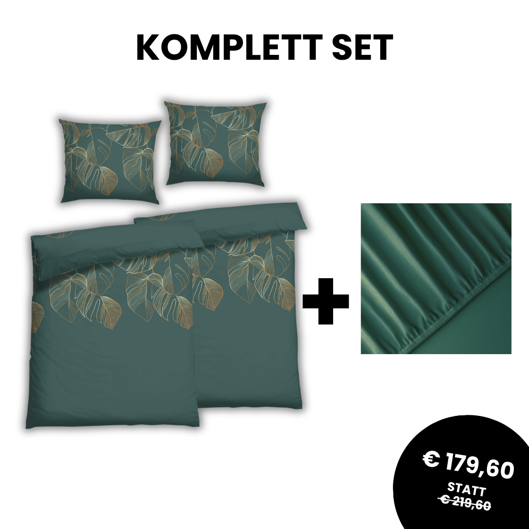 Edel Satin Gisele Gold Komplett Set