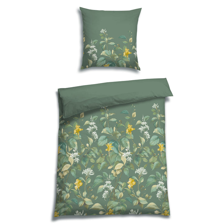 SOFT TOUCH SATIN BETTWÄSCHE-SET ALICEE PFAU