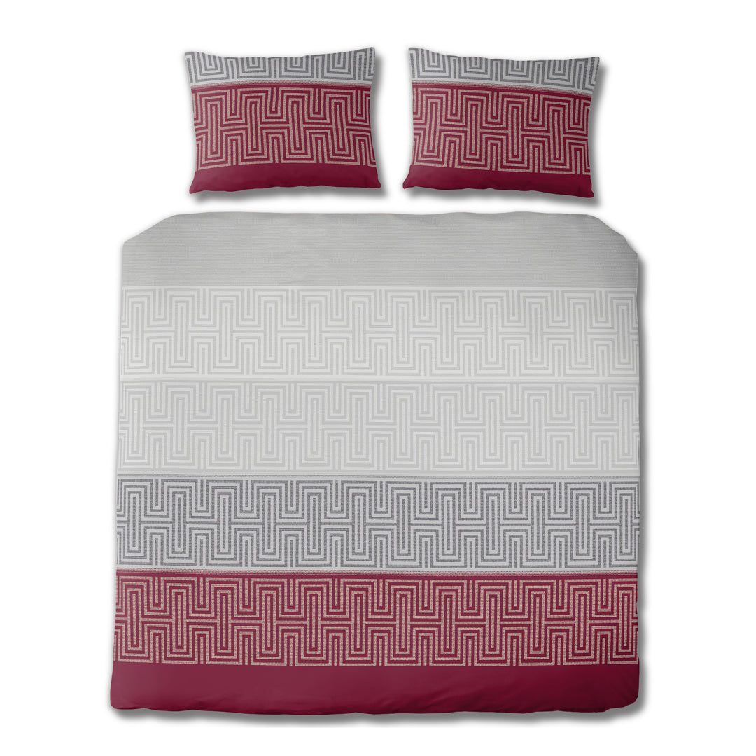 FLAUSCH FLANELL BETTWÄSCHE ARCHILL WEINROT