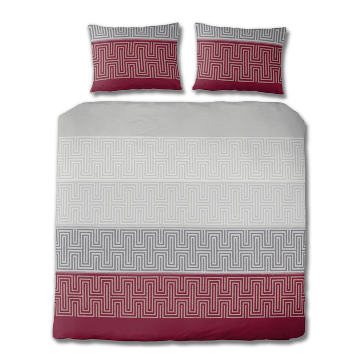 FLAUSCH FLANELL BETTWÄSCHE ARCHILL WEINROT