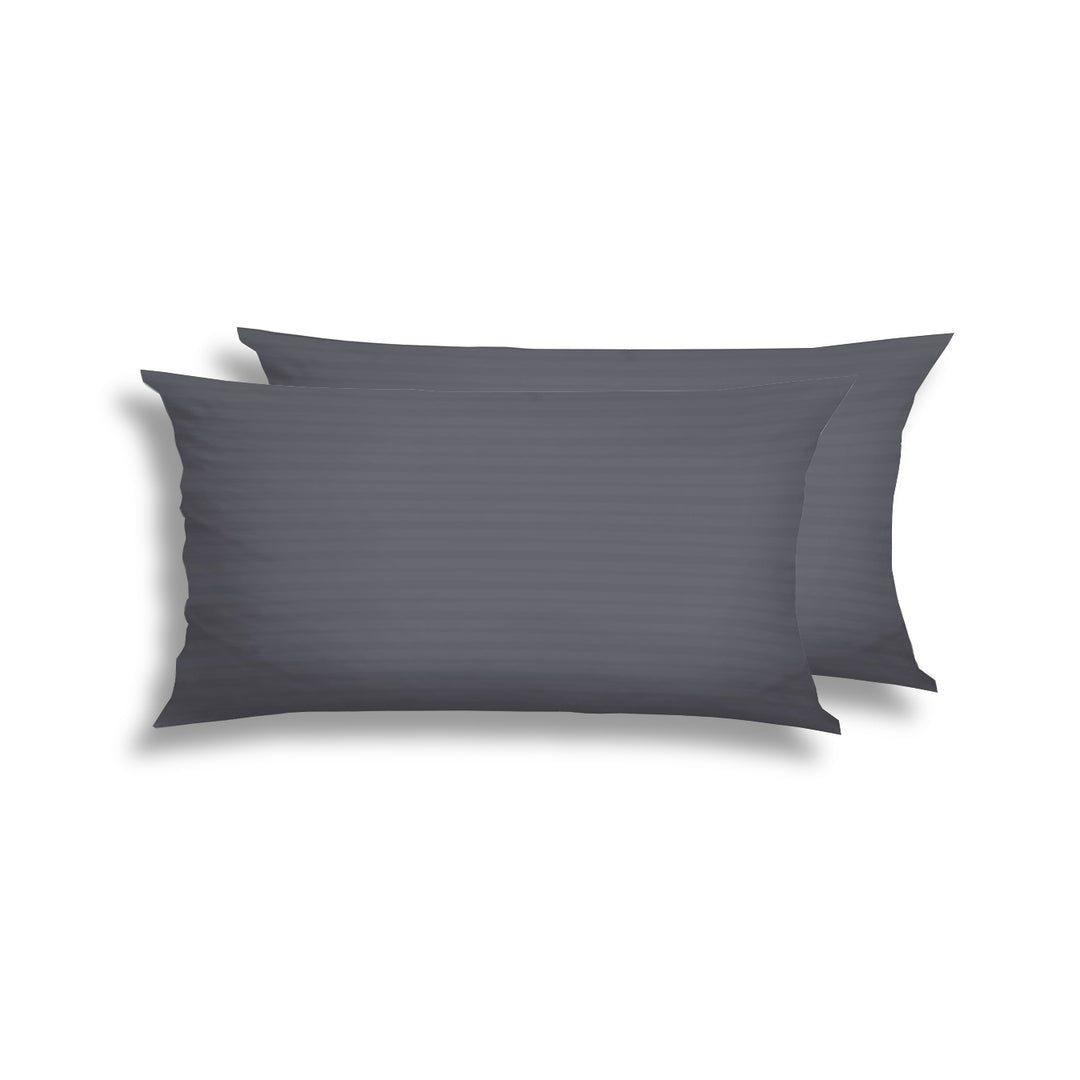 AVANCE SOFT SEERSUCKER KISSENBEZUG UNI SCHIEFER