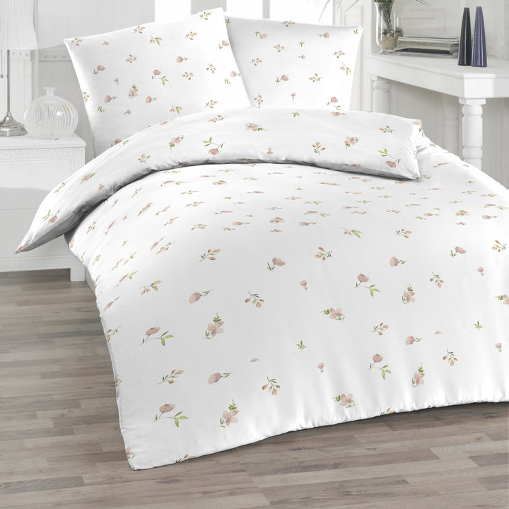 EDEL SATIN BETTWÄSCHE-SET BEA ROSE