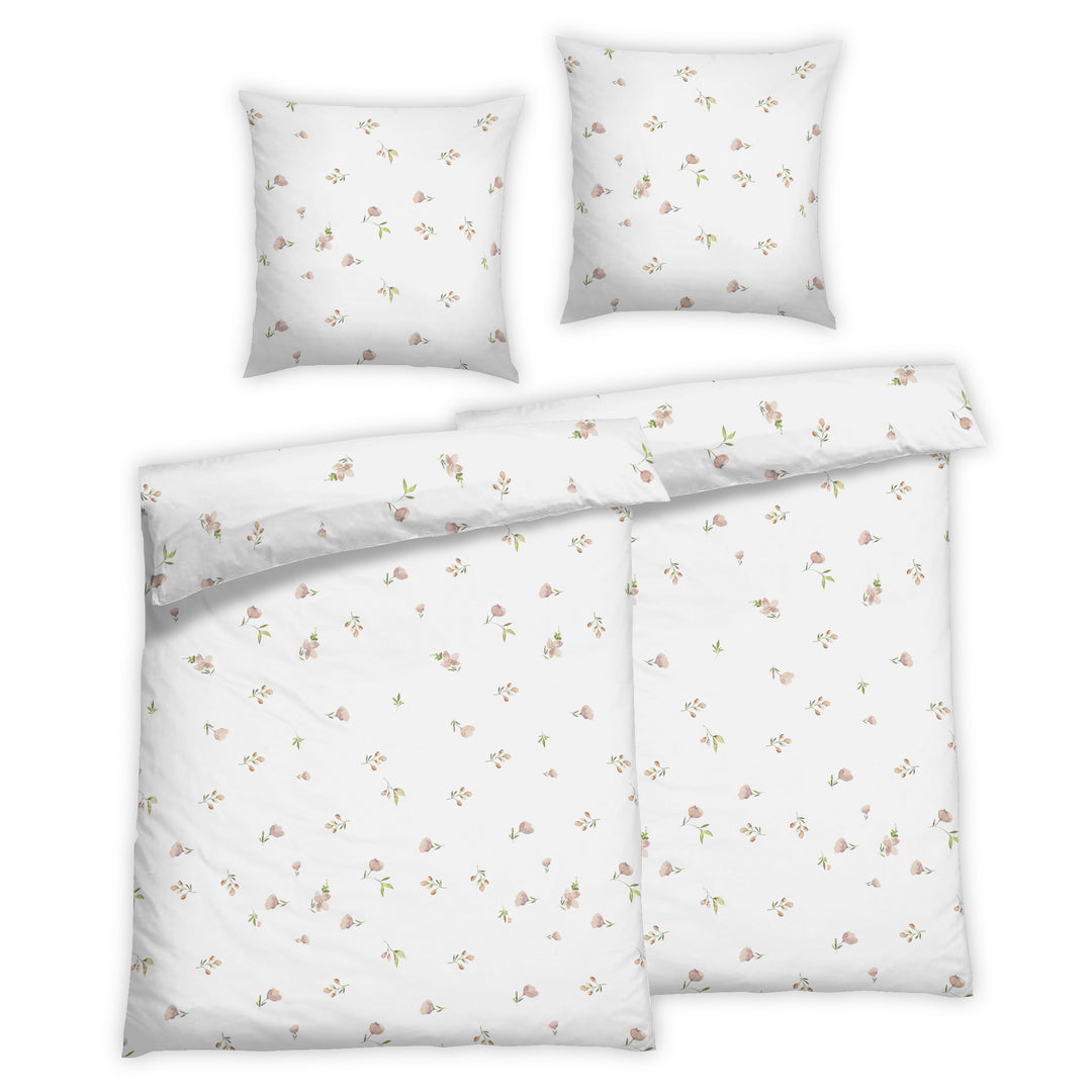 EDEL SATIN BETTWÄSCHE-SET BEA ROSE