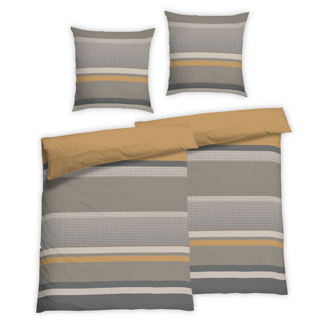 FLAUSCH FLANELL BETTWÄSCHE-SET DEMI KOREANDER