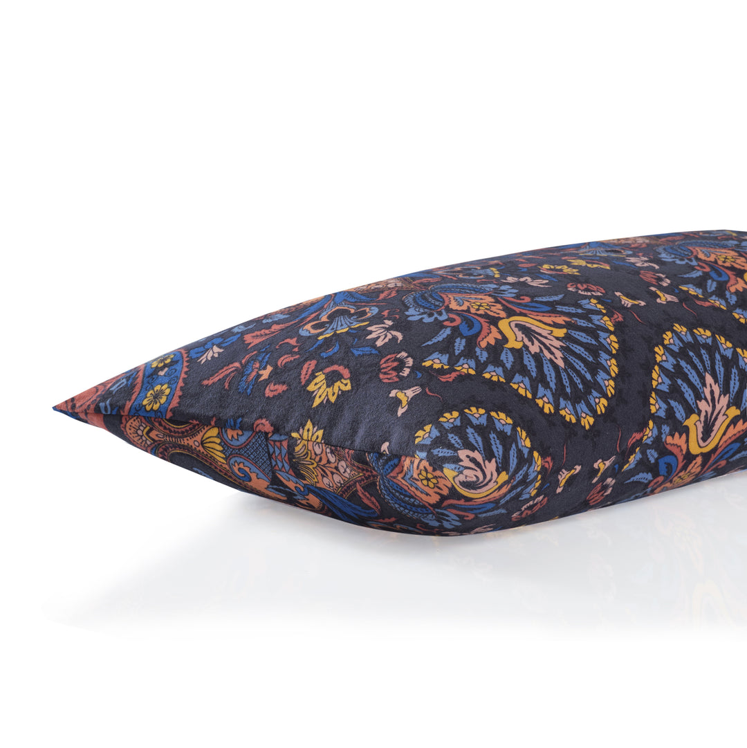 FLAUSCH FLANELL BETTWÄSCHE-SET ELKAN NACHTBLAU