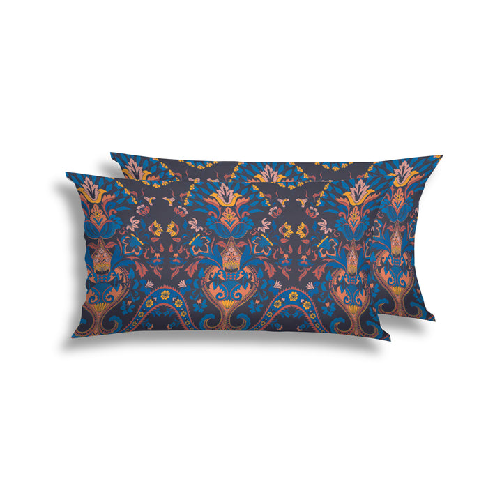 FLAUSCH FLANELL KISSENBEZUG ELKAN NBLAU