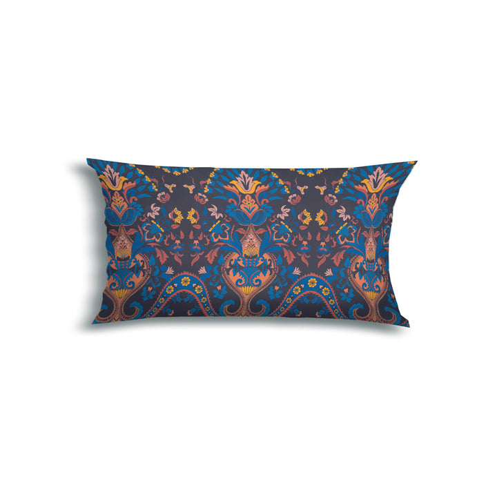 FLAUSCH FLANELL KISSENBEZUG ELKAN NBLAU