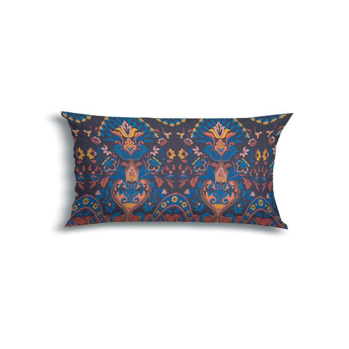 FLAUSCH FLANELL KISSENBEZUG ELKAN NBLAU