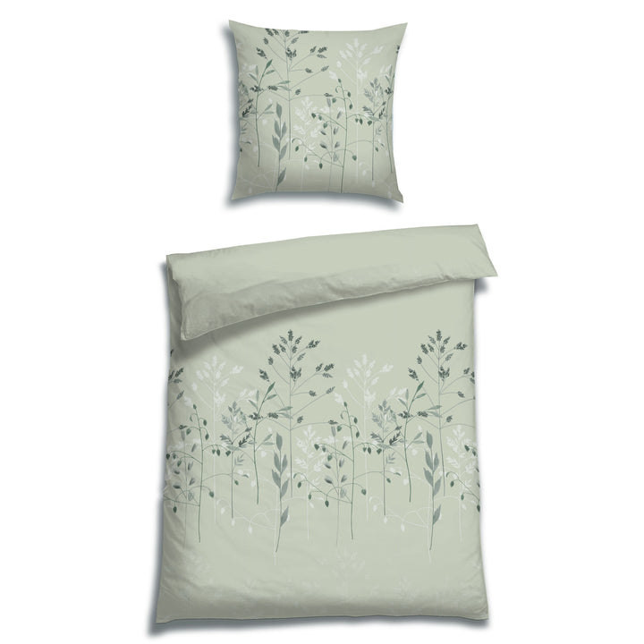 SOFT TOUCH SATIN BETTWÄSCHE-SET FINA SALBEI