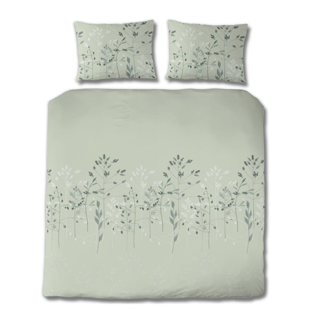 SOFT TOUCH SATIN BETTWÄSCHE FINA SALBEI