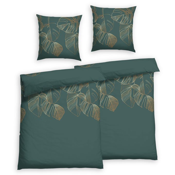 EDEL SATIN BETTWÄSCHE-SET GISELE GOLD