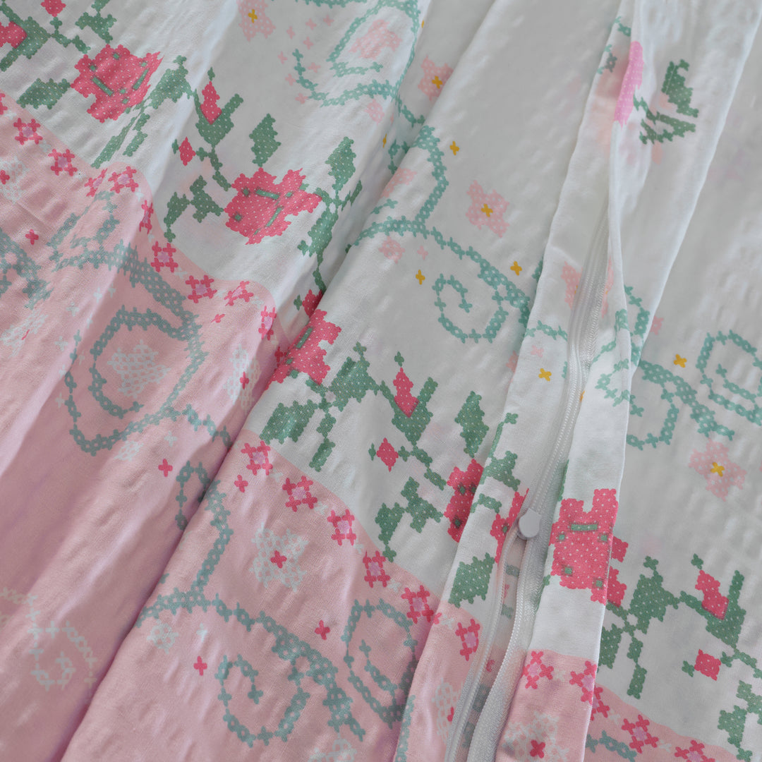 SOFT TOUCH SEERSUCKER BETTWÄSCHE HELLA ROSA