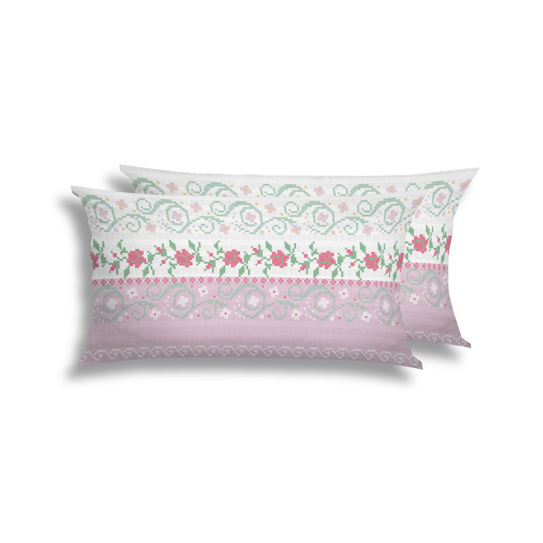 SOFT TOUCH SEERSUCKER KISSENBEZUG HELLA ROSA
