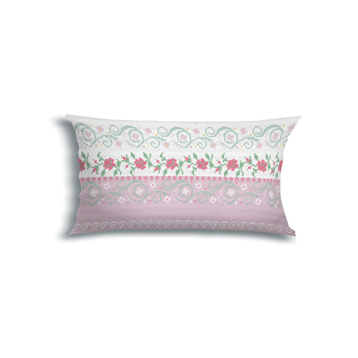 SOFT TOUCH SEERSUCKER KISSENBEZUG HELLA ROSA