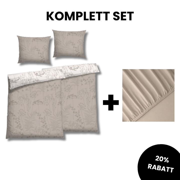 FLAUSCH FLANELL ISABEL LEINEN KOMPLETT SET