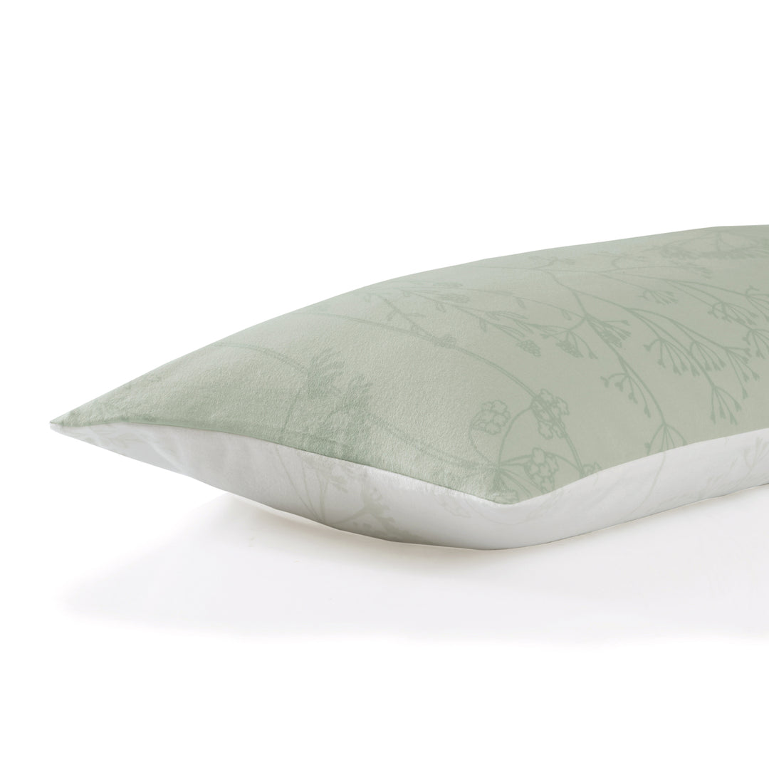 FLAUSCH FLANELL BETTWÄSCHE-SET ISABEL SALBEI