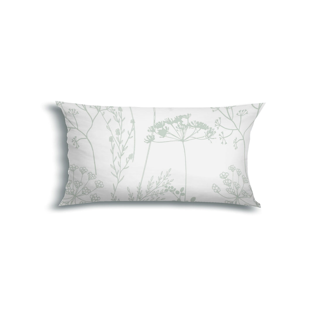 FLAUSCH FLANELL KISSENBEZUG ISABEL SALBEI