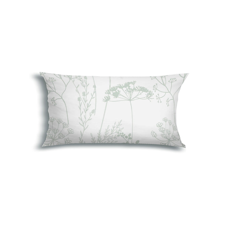 FLAUSCH FLANELL KISSENBEZUG ISABEL SALBEI