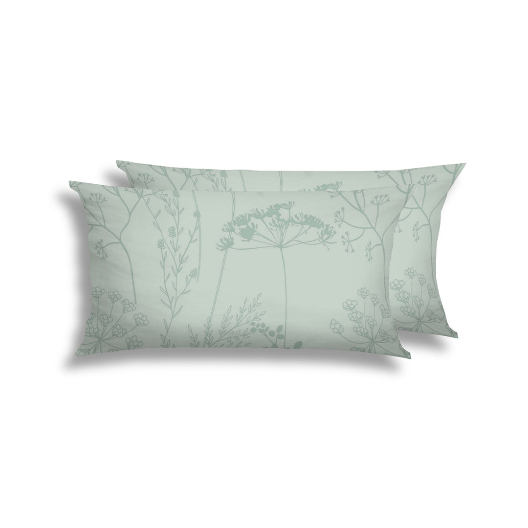 FLAUSCH FLANELL KISSENBEZUG ISABEL SALBEI