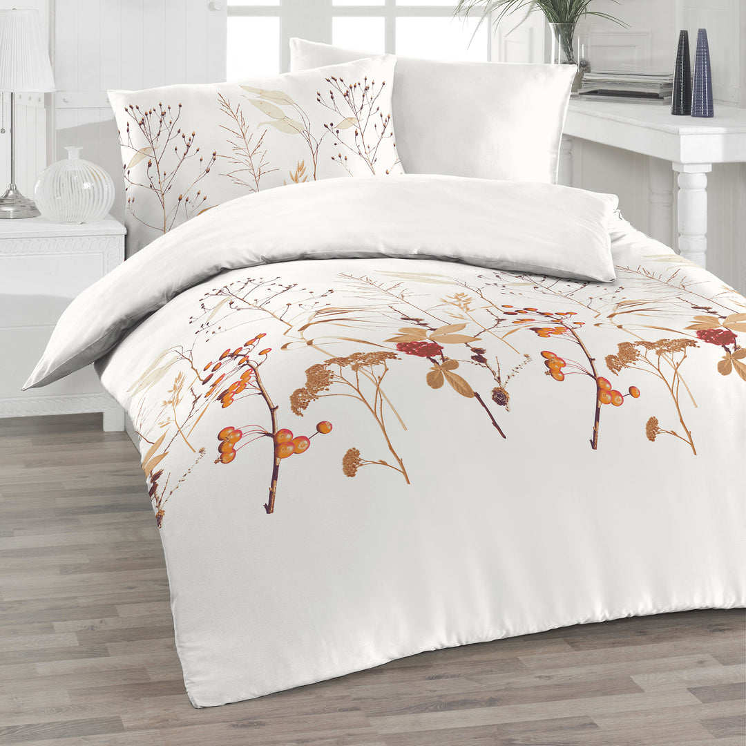 FLAUSCH FLANELL BETTWÄSCHE KELIN BEIGE
