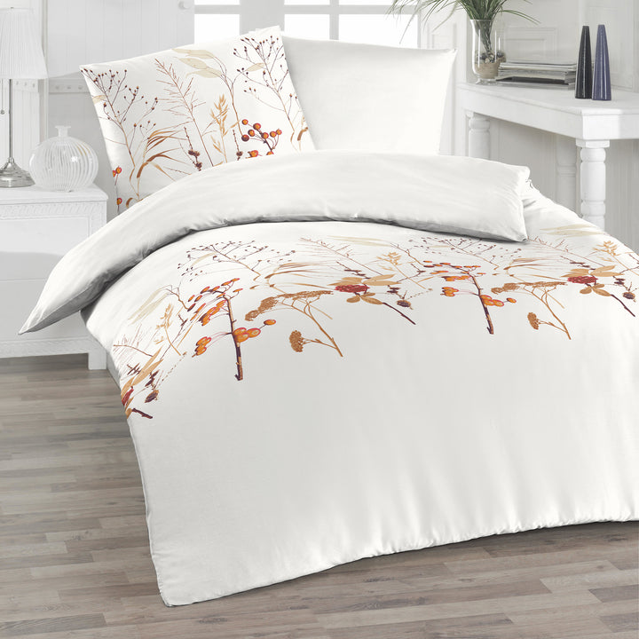 FLAUSCH FLANELL BETTWÄSCHE-SET KELIN BEIGE