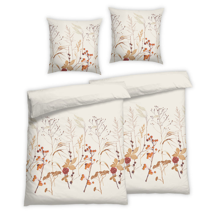 FLAUSCH FLANELL BETTWÄSCHE-SET KELIN BEIGE