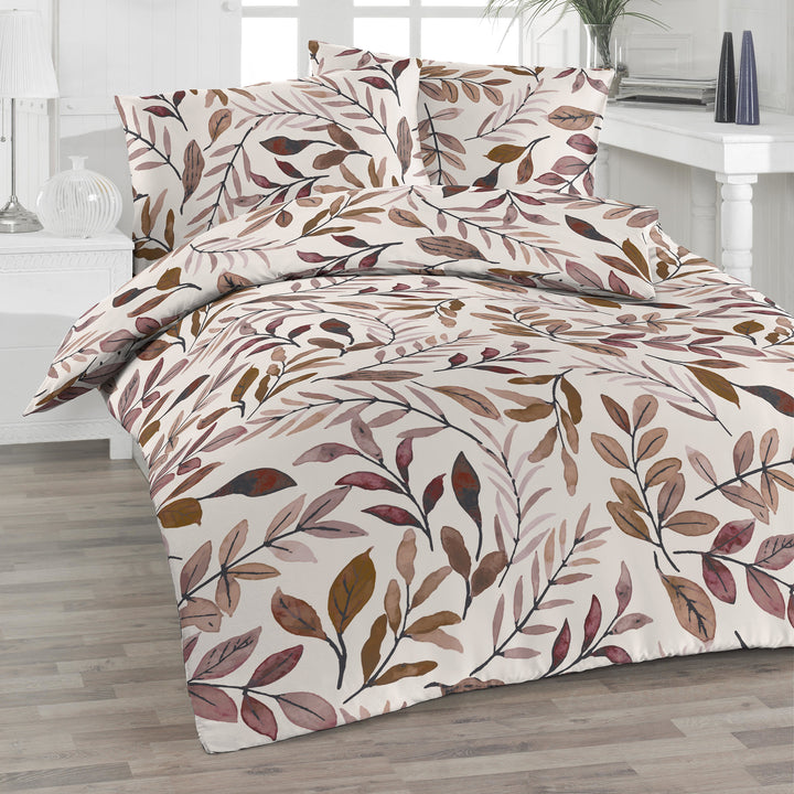 FLAUSCH FLANELL BETTWÄSCHE KIERY BEIGE