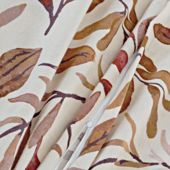 FLAUSCH FLANELL KISSENBEZUG KIERY BEIGE
