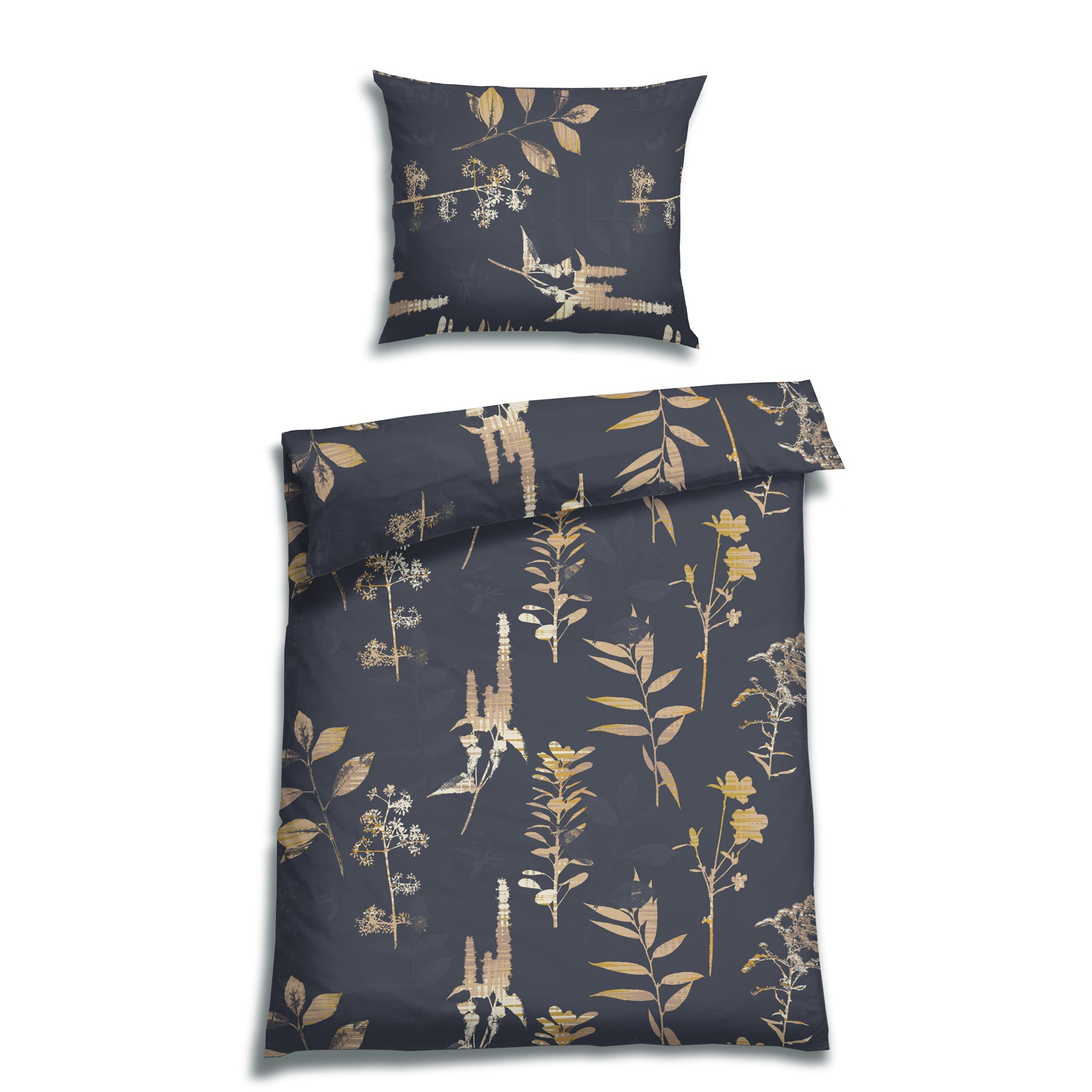 EDEL SATIN BETTWÄSCHE KIRAN INDIGO – florella.dream GmbH