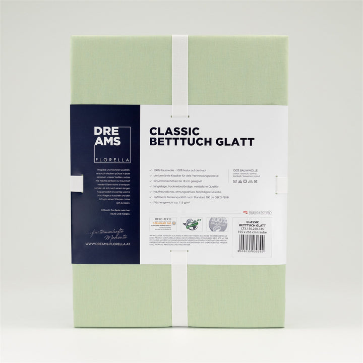 CLASSIC BETTTUCH GLATT 155x255 cm