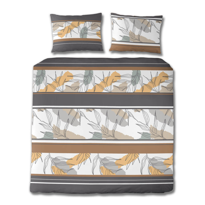 FLAUSCH FLANELL BETTWÄSCHE LANINA GRAU