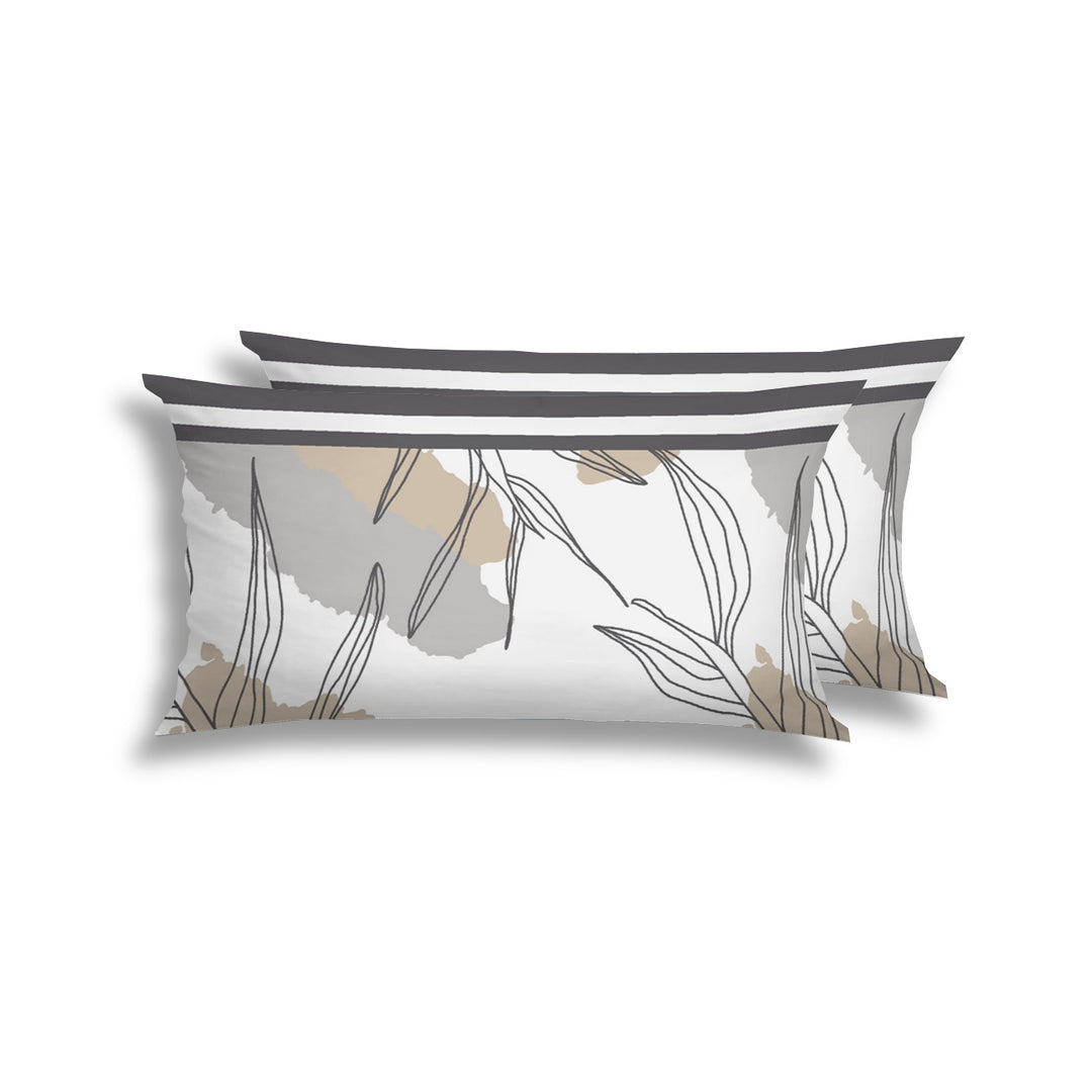 FLAUSCH FLANELL KISSENBEZUG LANINA GRAU