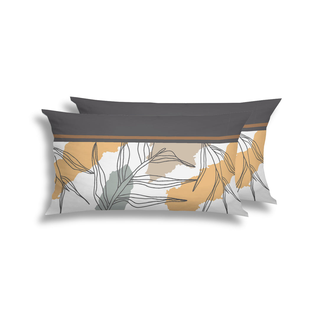 FLAUSCH FLANELL KISSENBEZUG LANINA GRAU