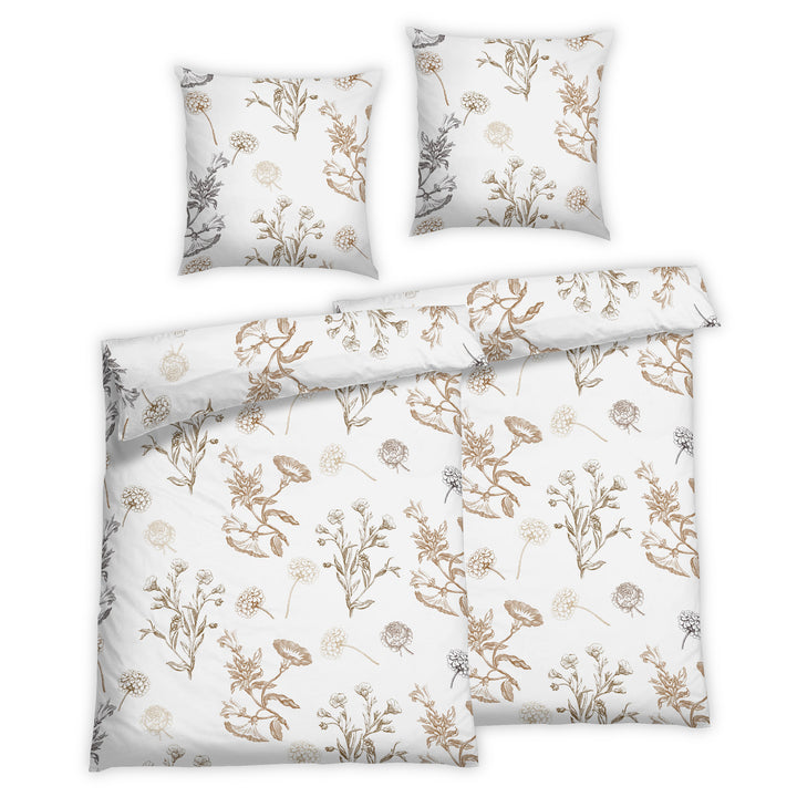 FEIN RENFORCÉ-BETTWÄSCHE-SET LENI BRONZE