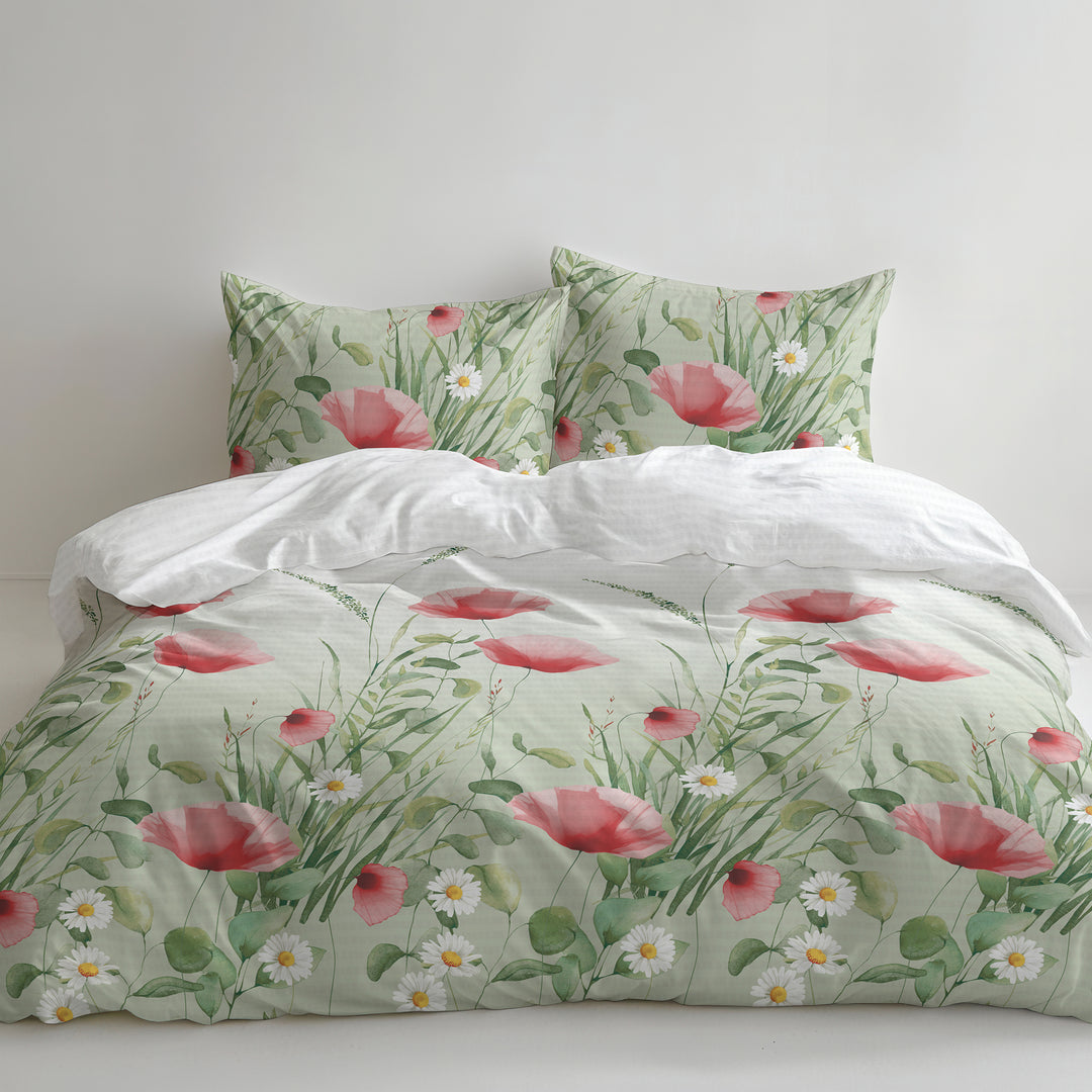 SOFT TOUCH SEERSUCKER  BETTWÄSCHE LIARA GRUEN