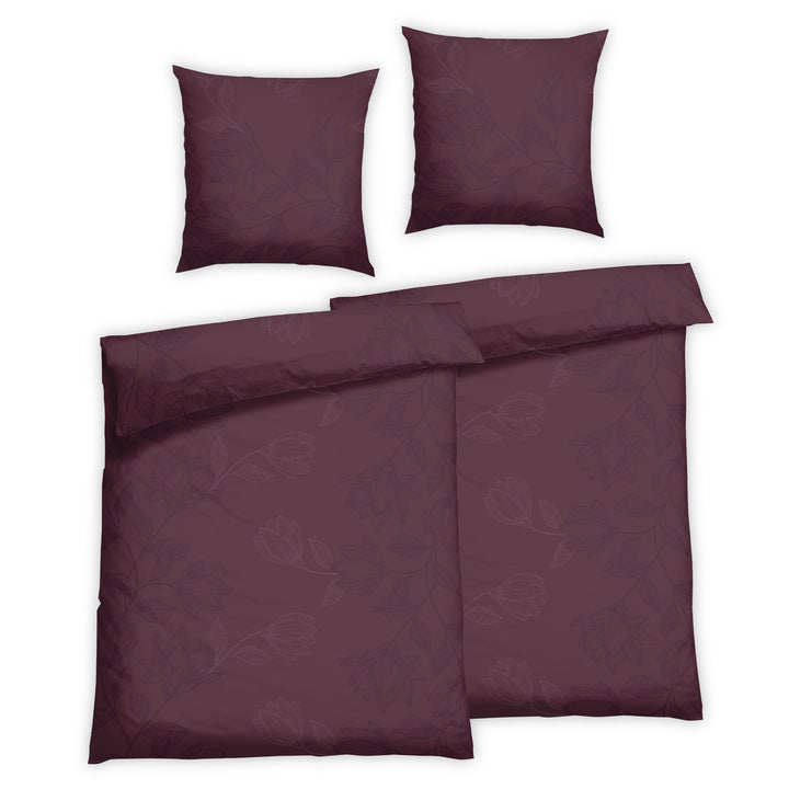 FLAUSCH FLANELL BETTWÄSCHE-SET METZA BEERE