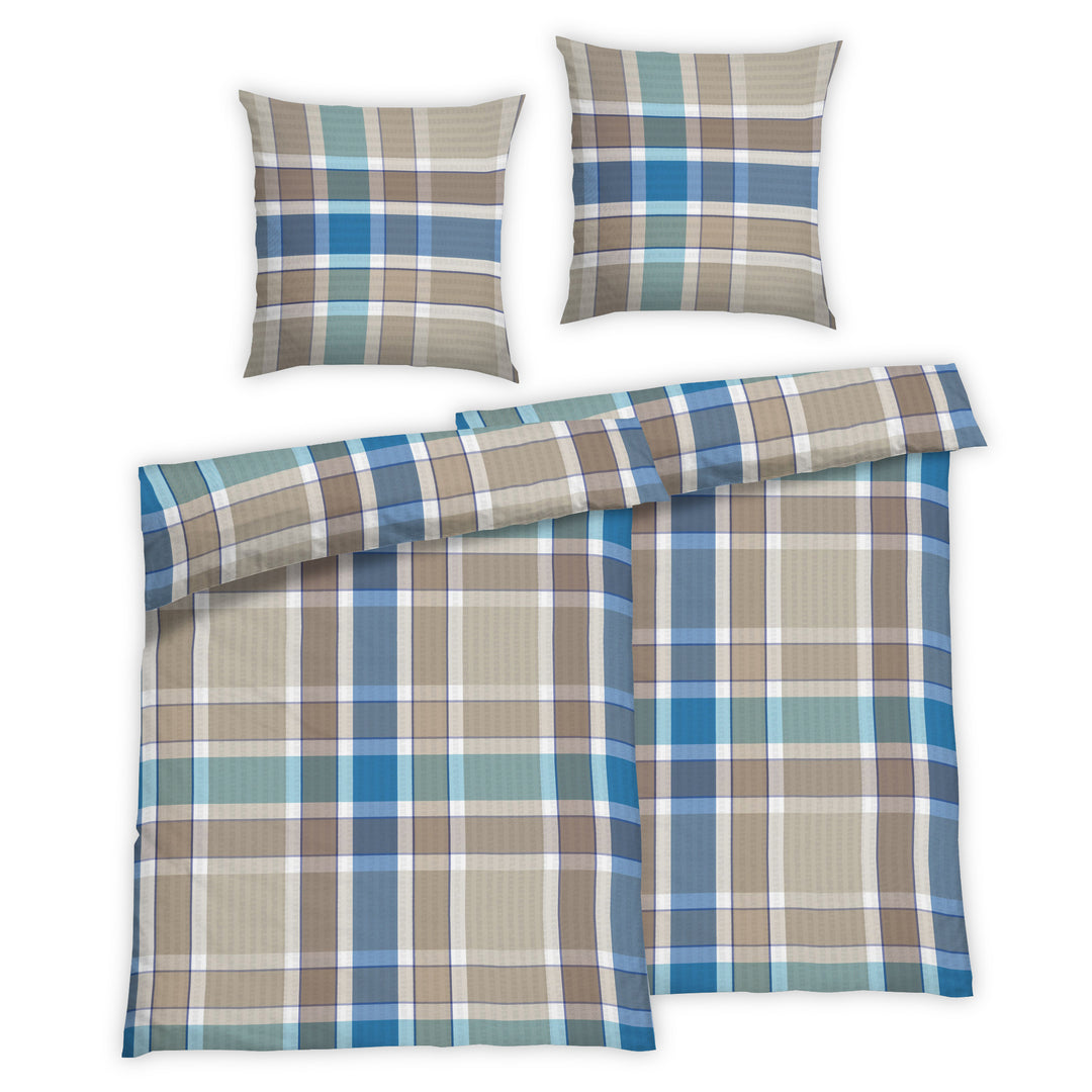 SOFT TOUCH SEERSUCKER BETTWÄSCHE-SET OLLE JEANS