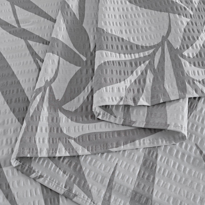 SOFT TOUCH SEERSUCKER BETTTUCH PALOMO SILBER