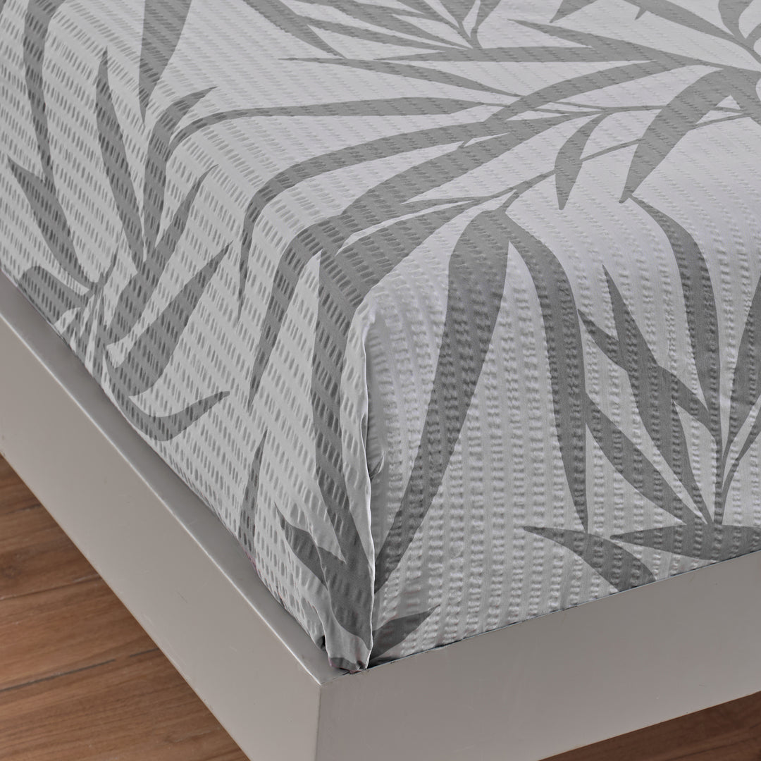 SOFT TOUCH SEERSUCKER BETTTUCH PALOMO SILBER