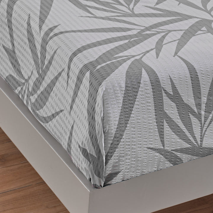 SOFT TOUCH SEERSUCKER BETTTUCH PALOMO SILBER