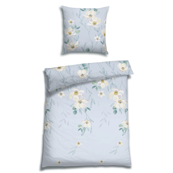 EDEL SATIN BETTWÄSCHE-SET RENA SKY