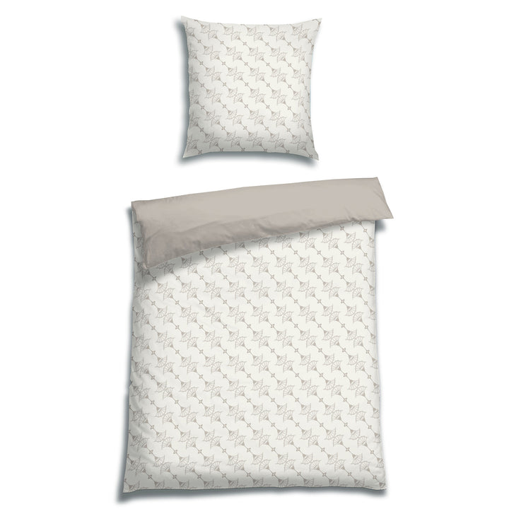 EDEL SATIN BETTWÄSCHE-SET SANTE BEIGE