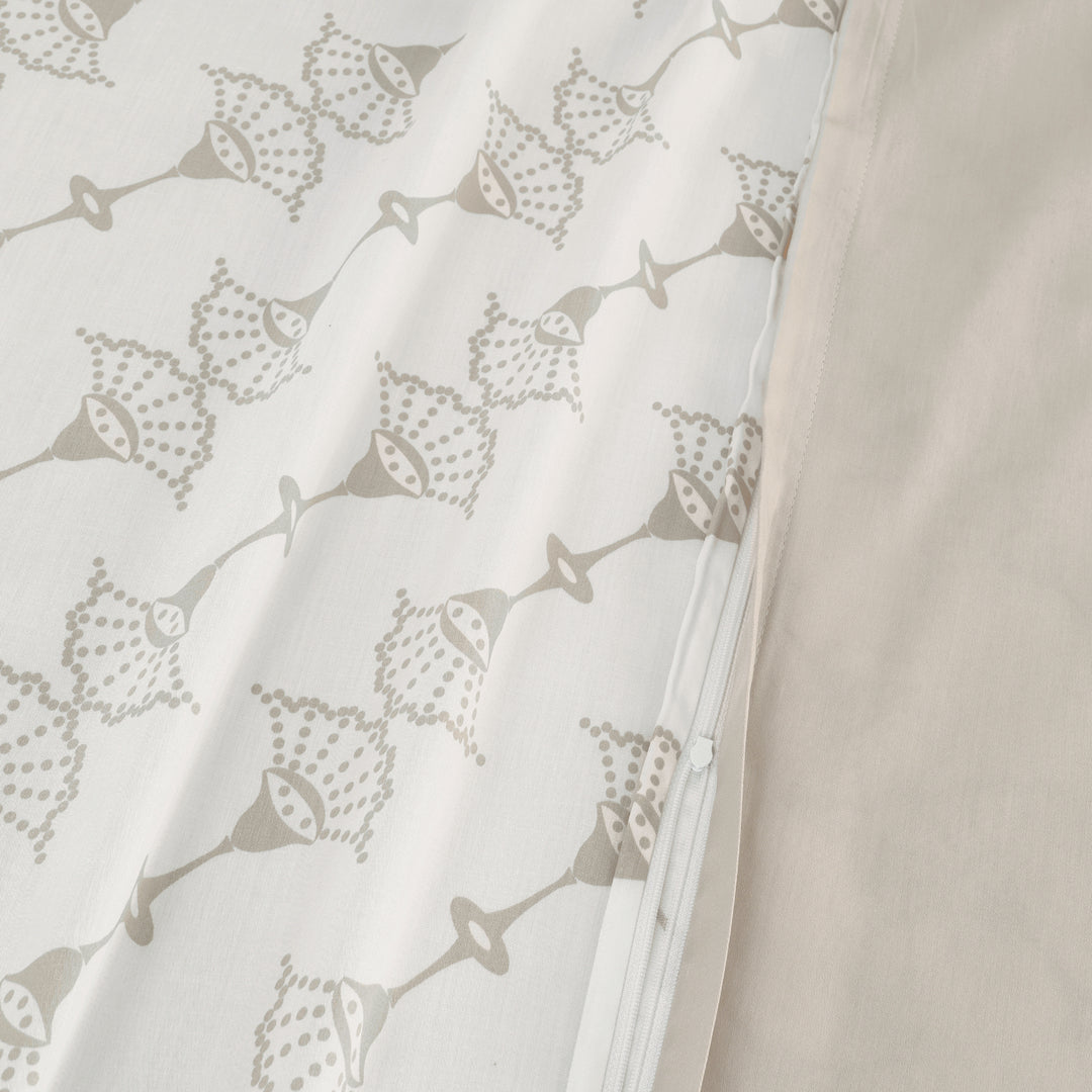 EDEL SATIN BETTWÄSCHE-SET SANTE BEIGE