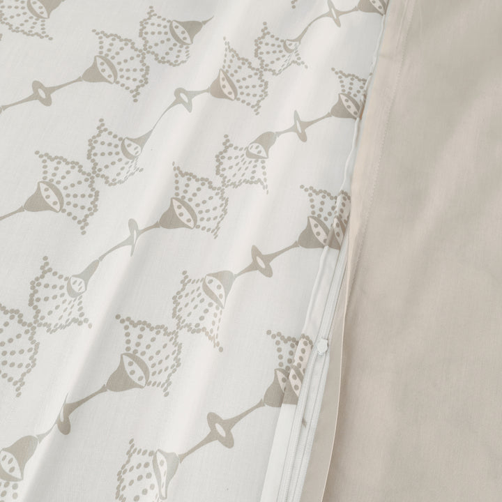 EDEL SATIN BETTWÄSCHE-SET SANTE BEIGE