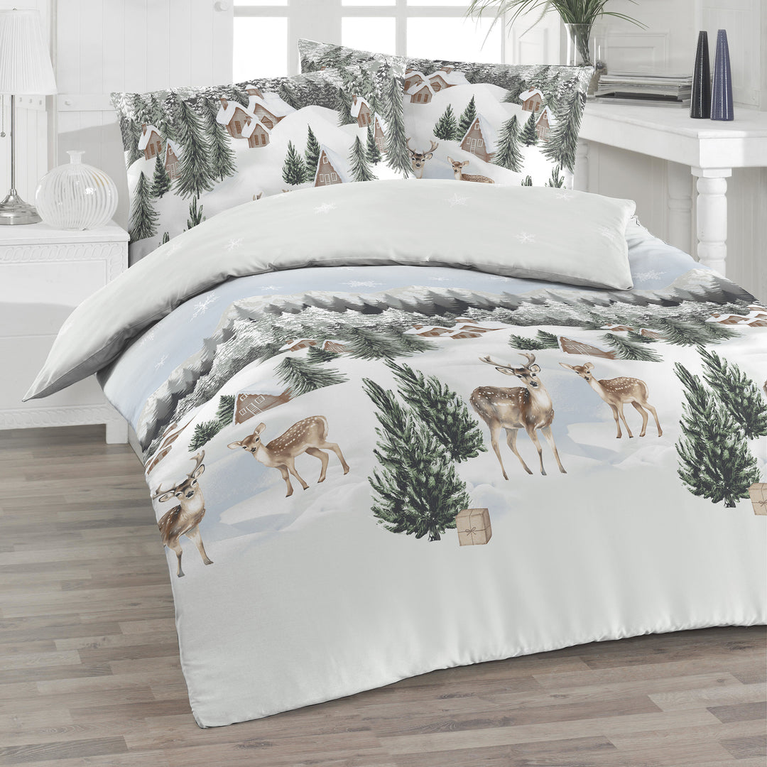 FLAUSCH FLANELL BETTWÄSCHE TORDIS X-MAS
