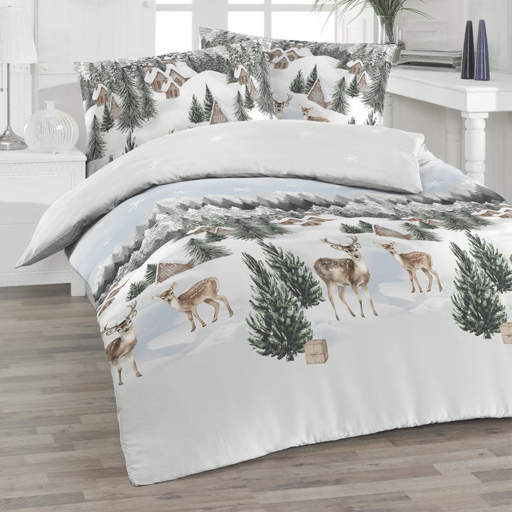 FLAUSCH FLANELL BETTWÄSCHE TORDIS X-MAS