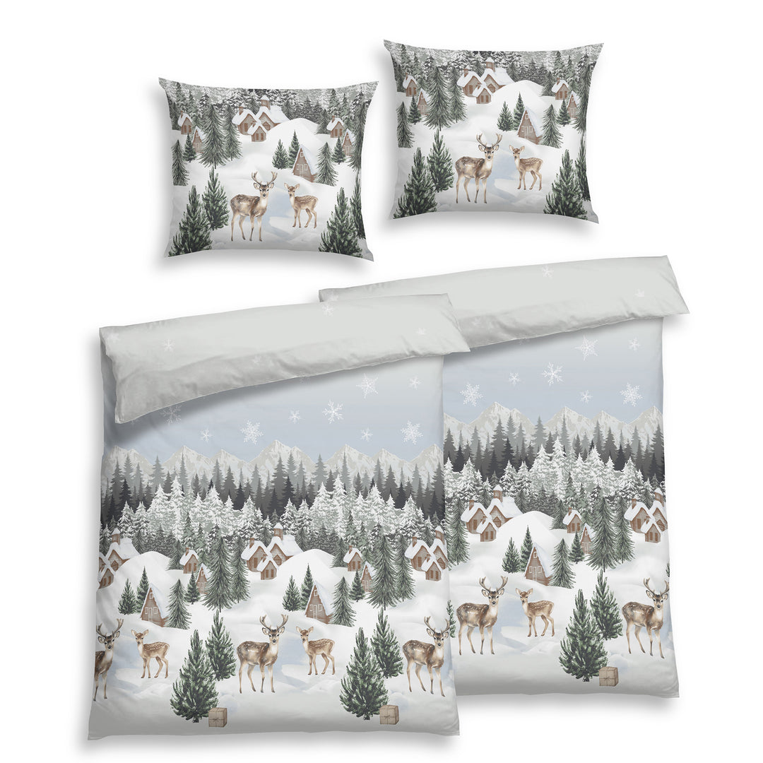 FLAUSCH FLANELL BETTWÄSCHE TORDIS X-MAS