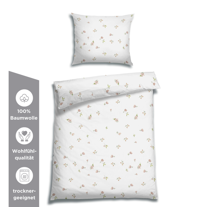 EDEL SATIN BETTWÄSCHE BEA ROSE
